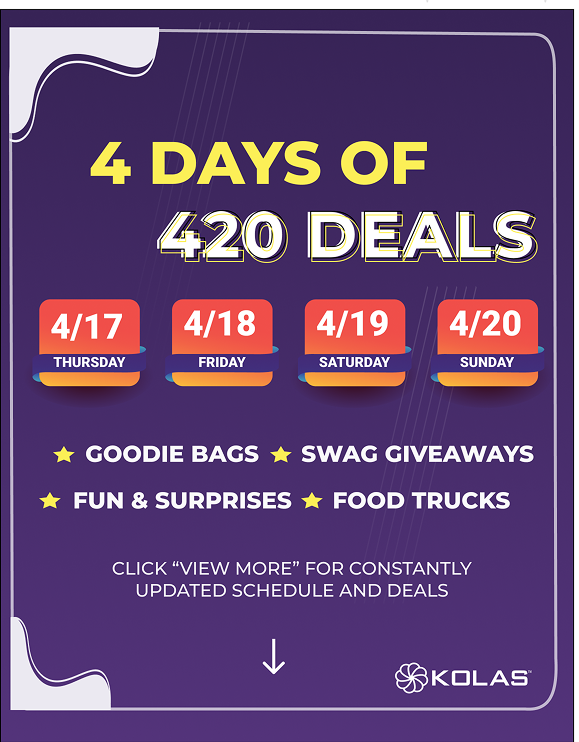 KOLAS 420 Deals! 4 days of $1 deals