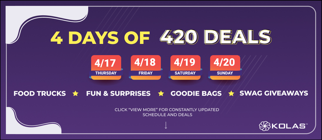KOLAS 420 Deals! 4 days of $1 deals